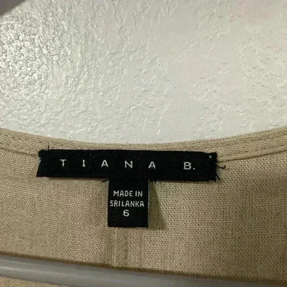 171. Tiana Ladies Khaki Sleeveless Jumper romper - Picture 4 of 5